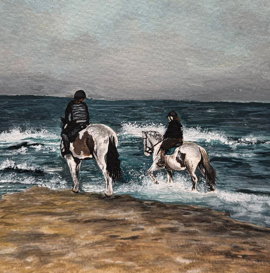 'Echo of Hooves' - Original Painting